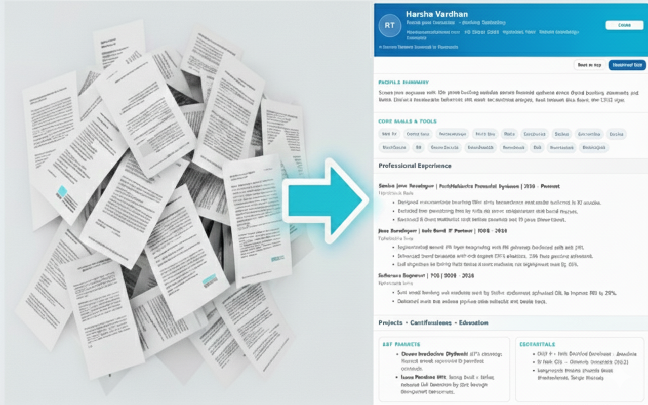 AI Resume Illustration